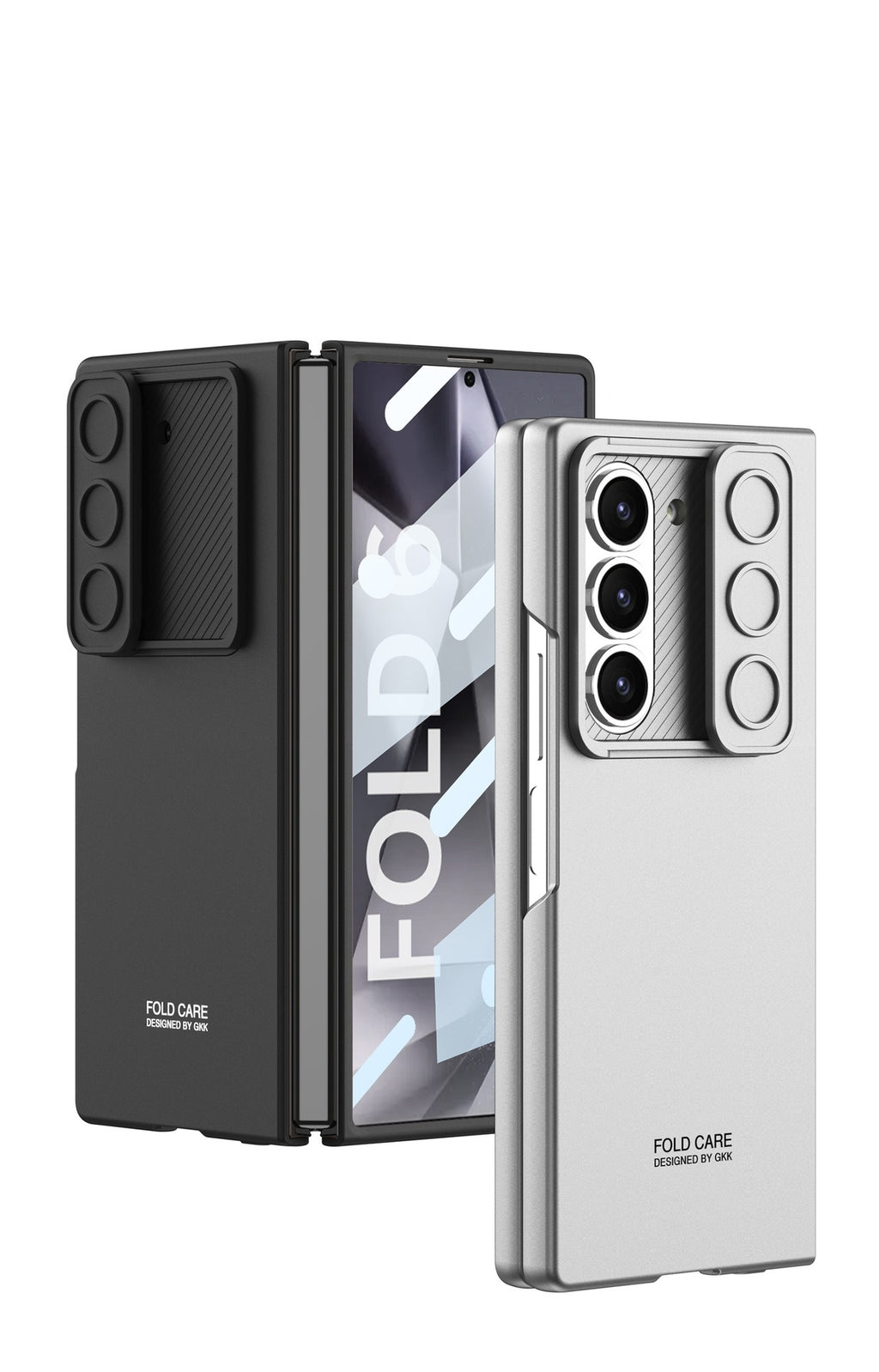 For Samsung Galaxy Z Fold6 Case with Camera Slide Cover