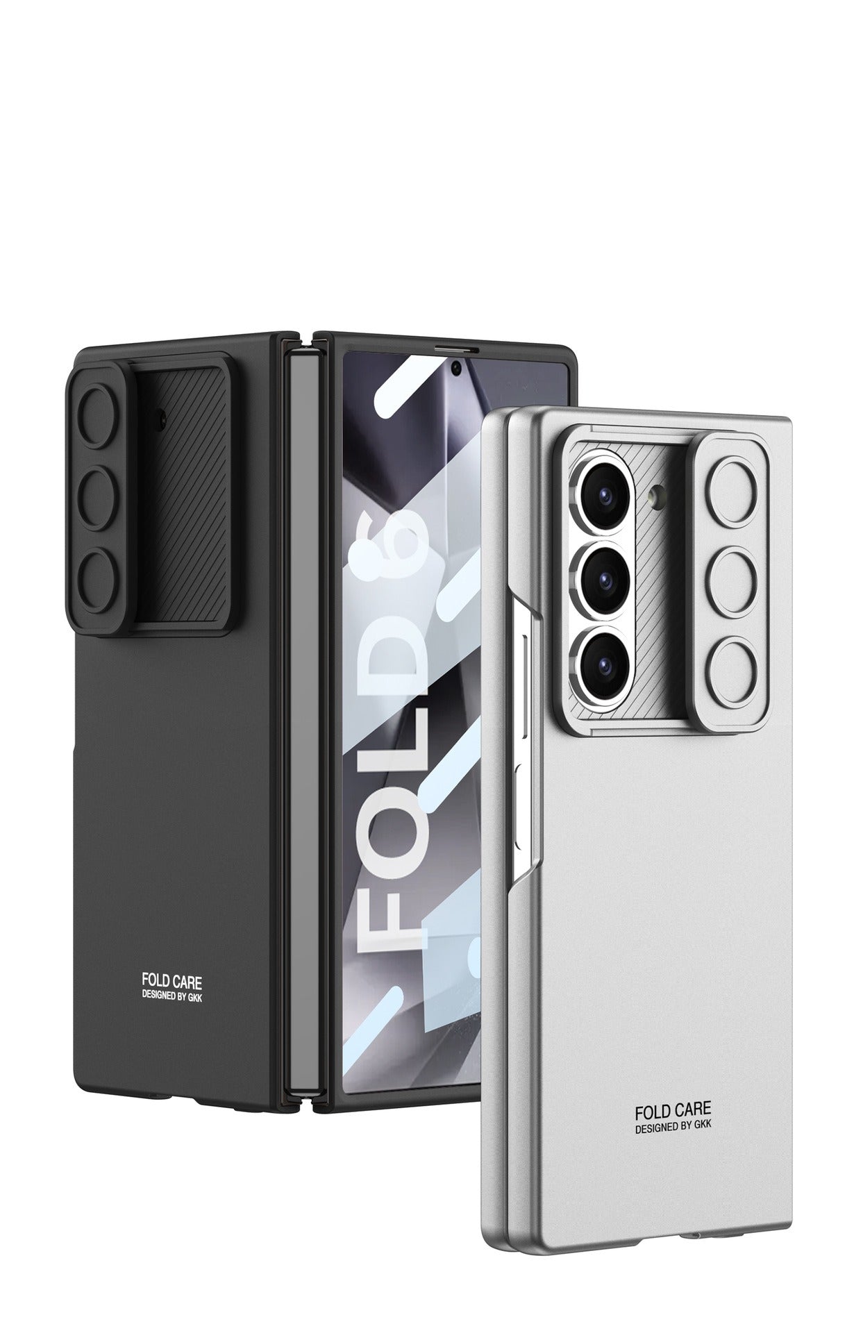 For Samsung Galaxy Z Fold6 Case with Camera Slide Cover