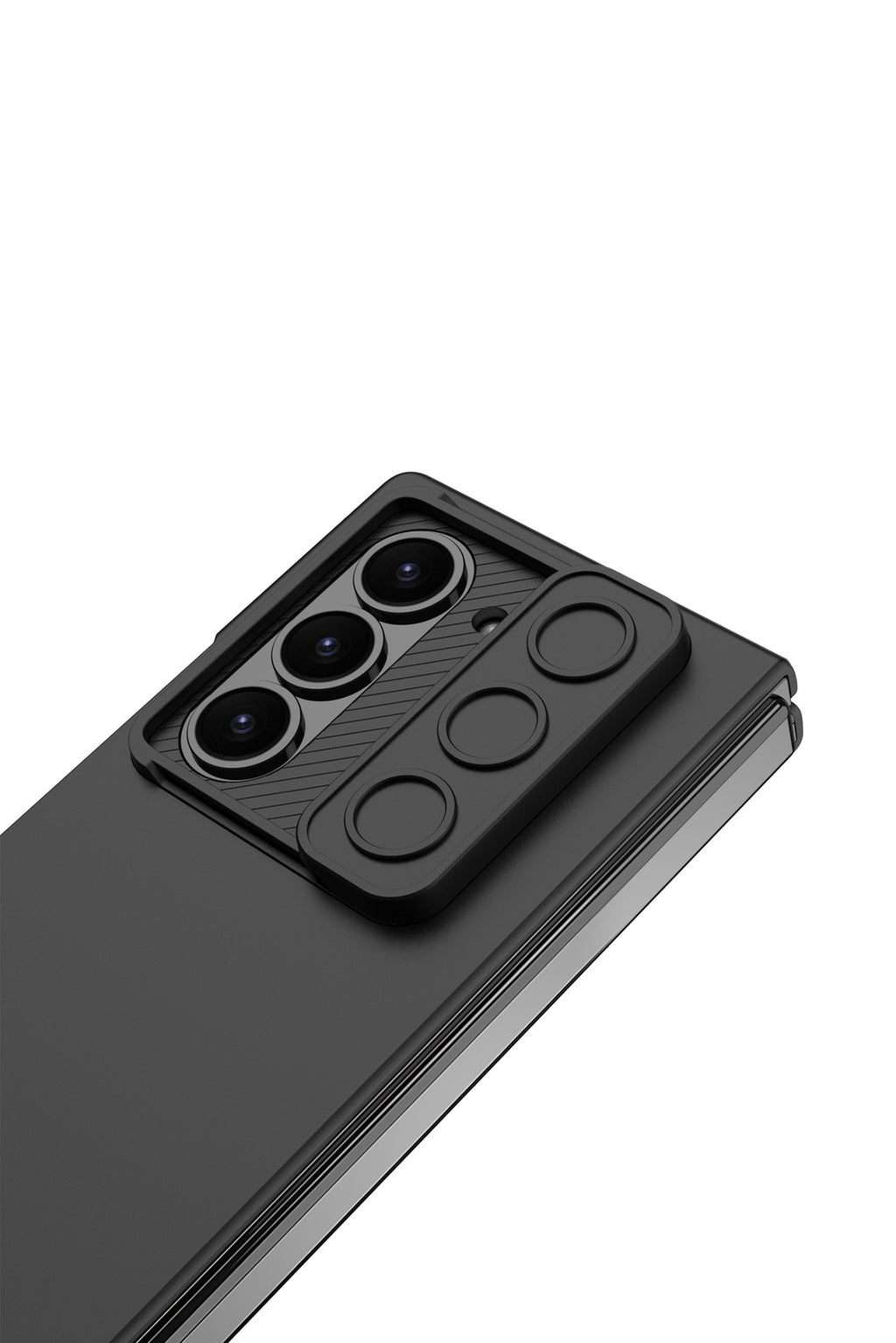 For Samsung Galaxy Z Fold6 Case with Camera Slide Cover