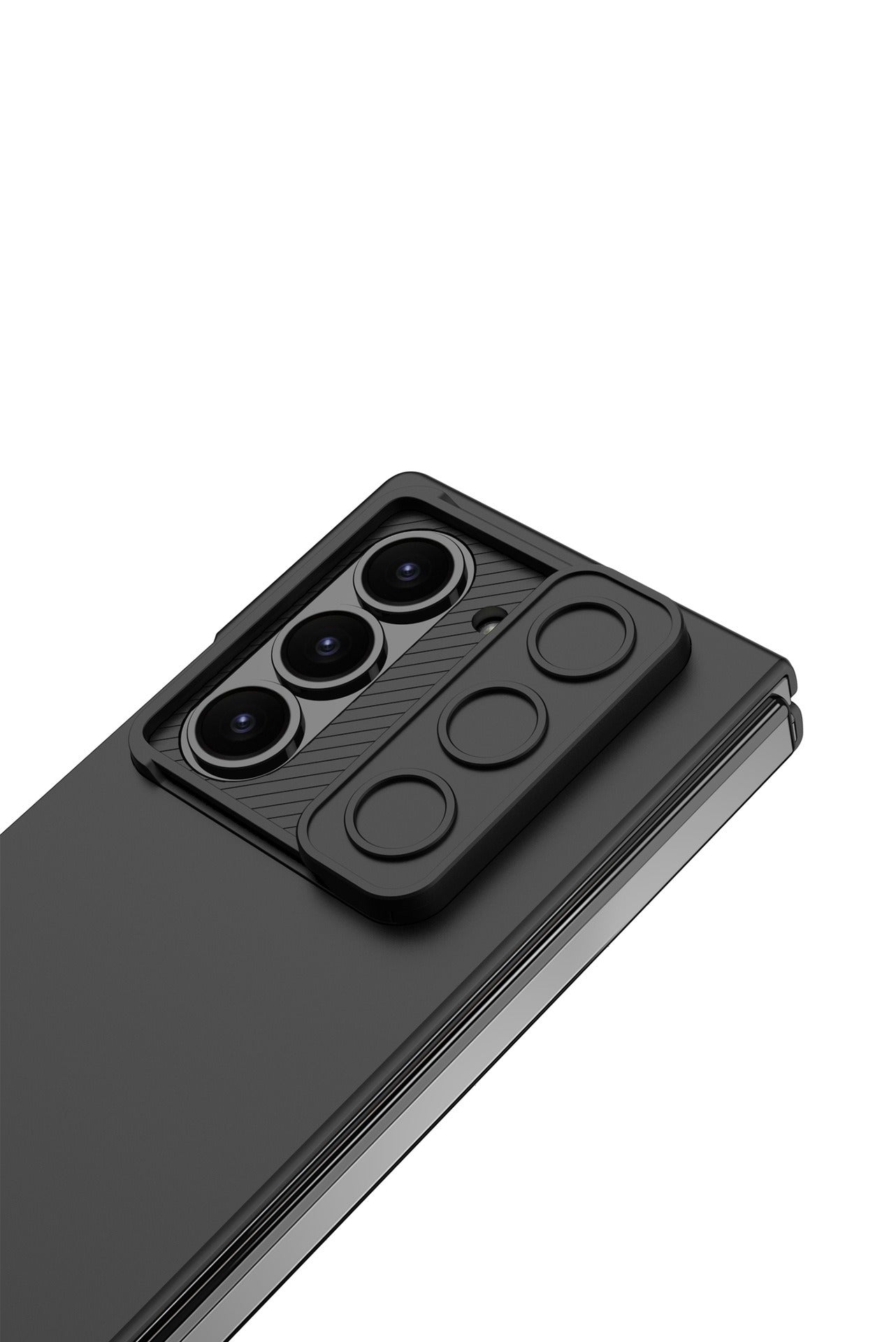 For Samsung Galaxy Z Fold6 Case with Camera Slide Cover
