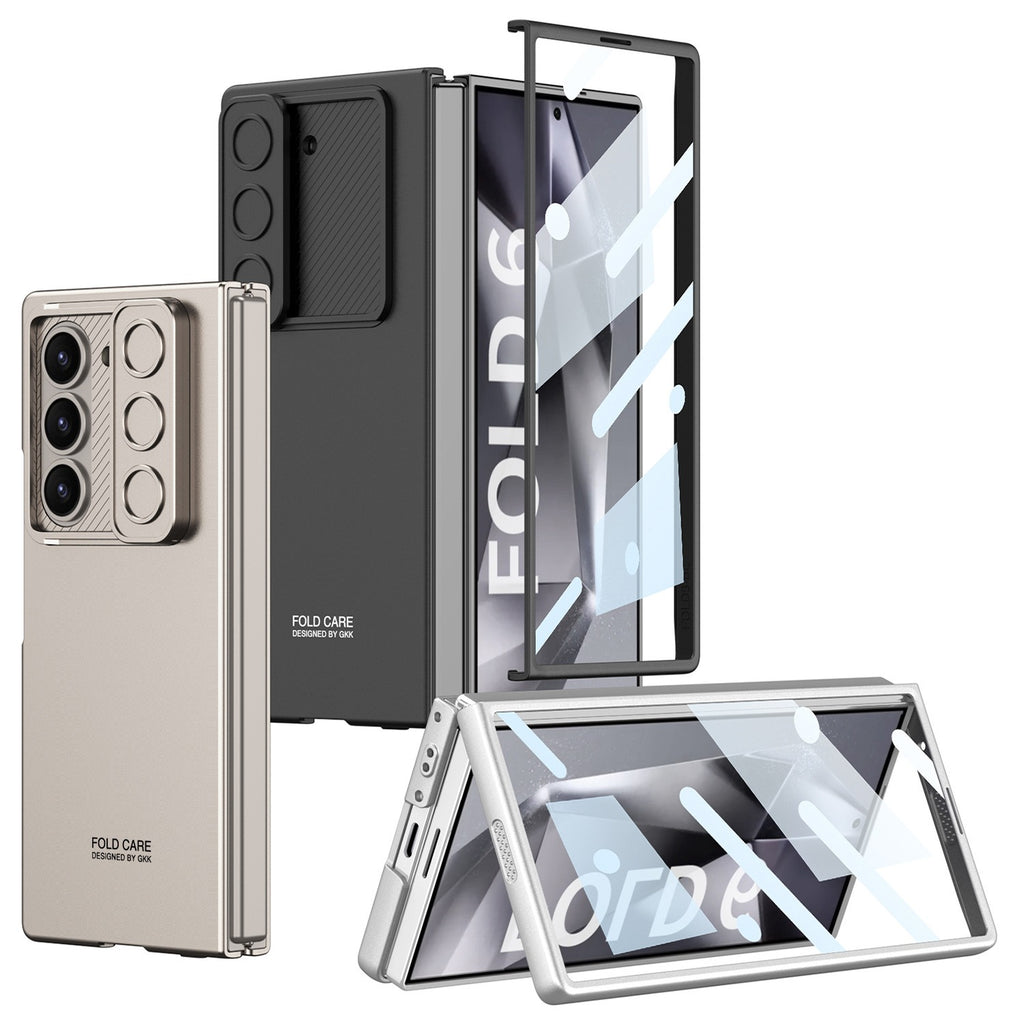 For Samsung Galaxy Z Fold6 Case with Camera Slide Cover