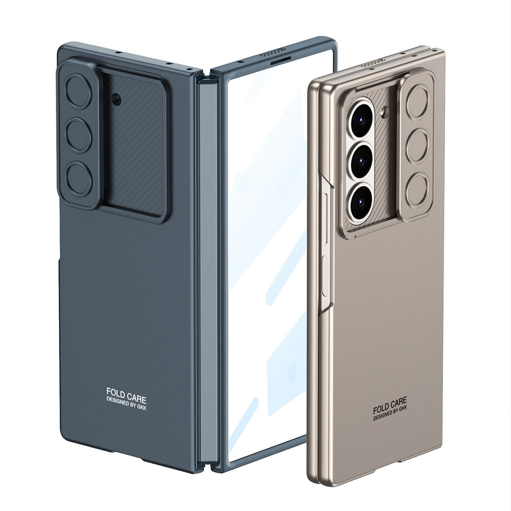 For Samsung Galaxy Z Fold6 Case with Camera Slide Cover