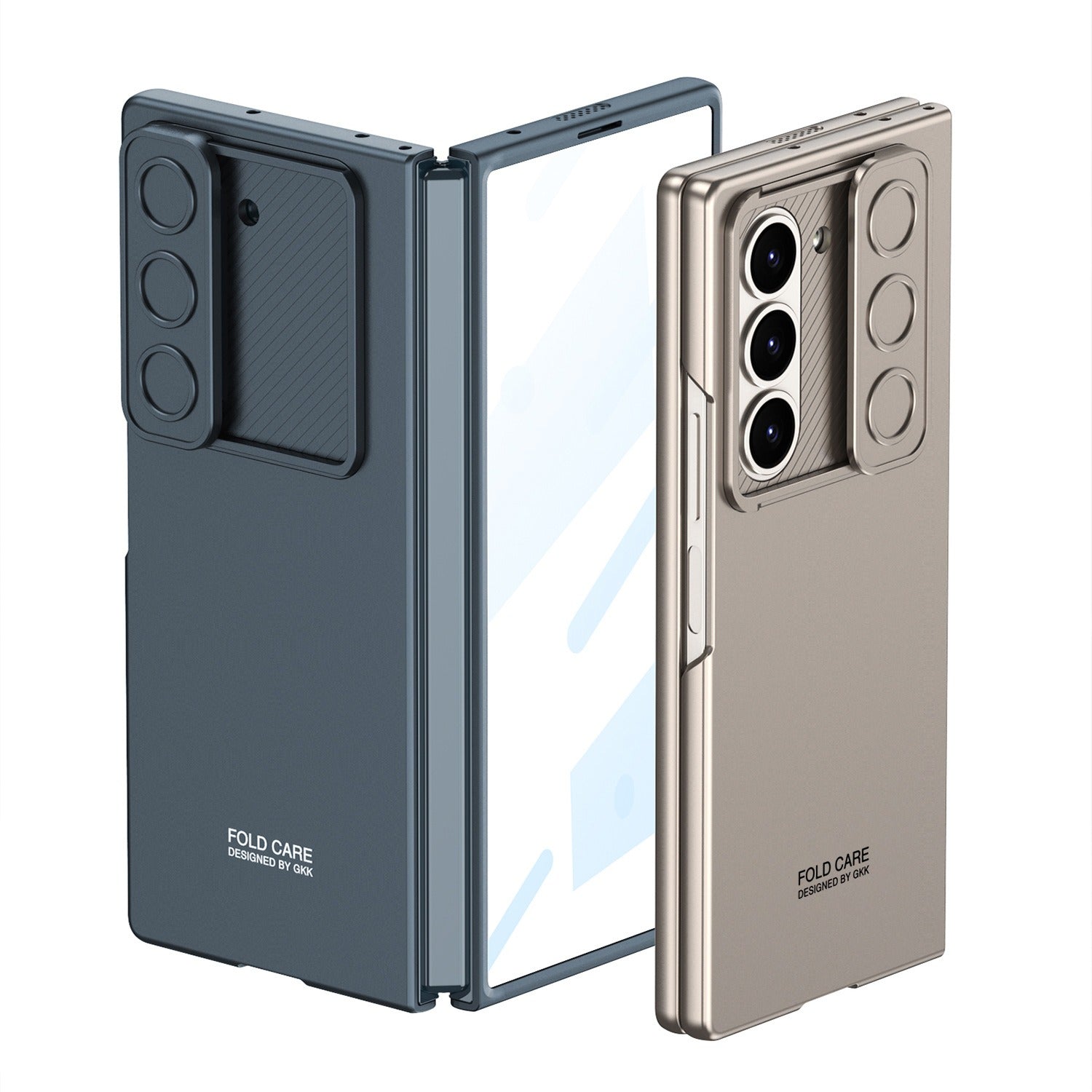For Samsung Galaxy Z Fold6 Case with Camera Slide Cover