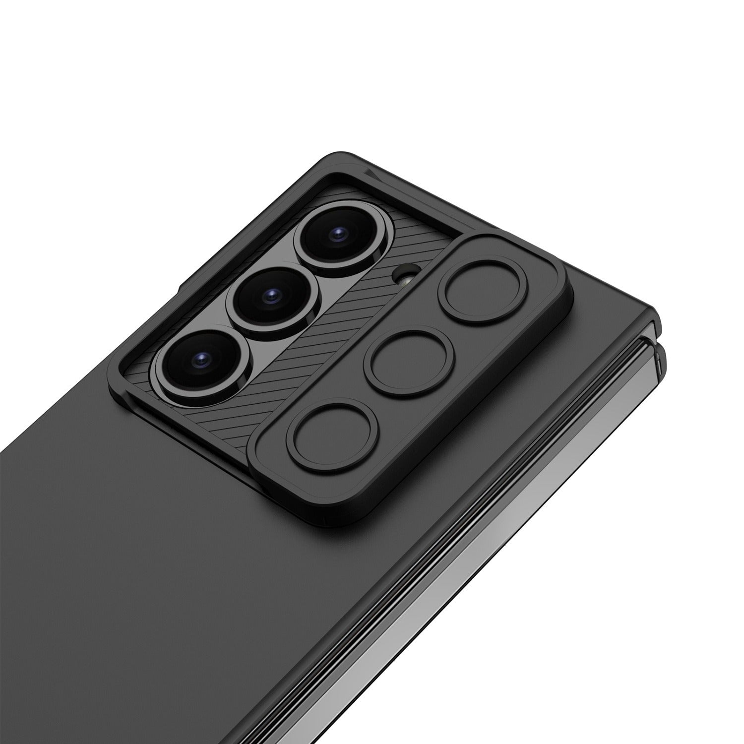 For Samsung Galaxy Z Fold6 Case with Camera Slide Cover
