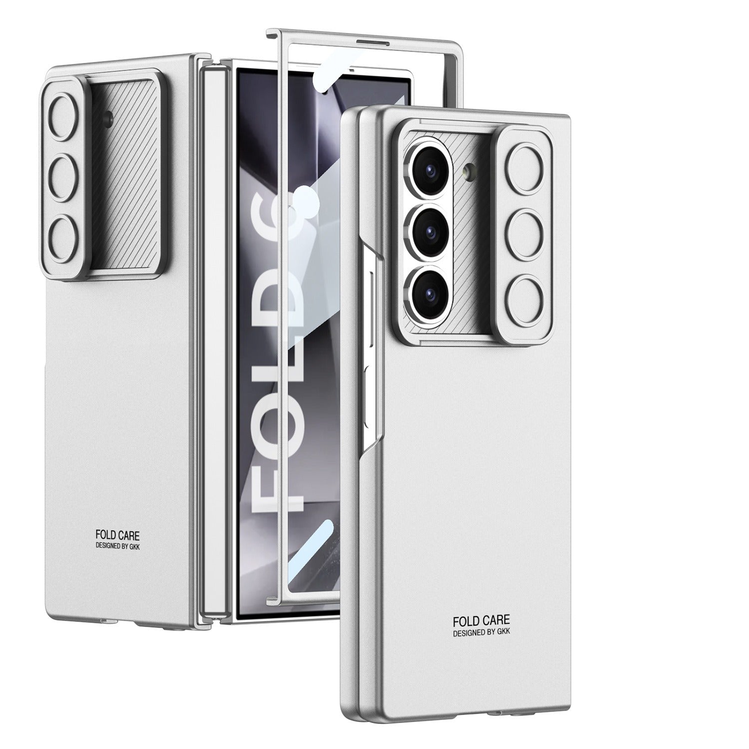 For Samsung Galaxy Z Fold6 Case with Camera Slide Cover