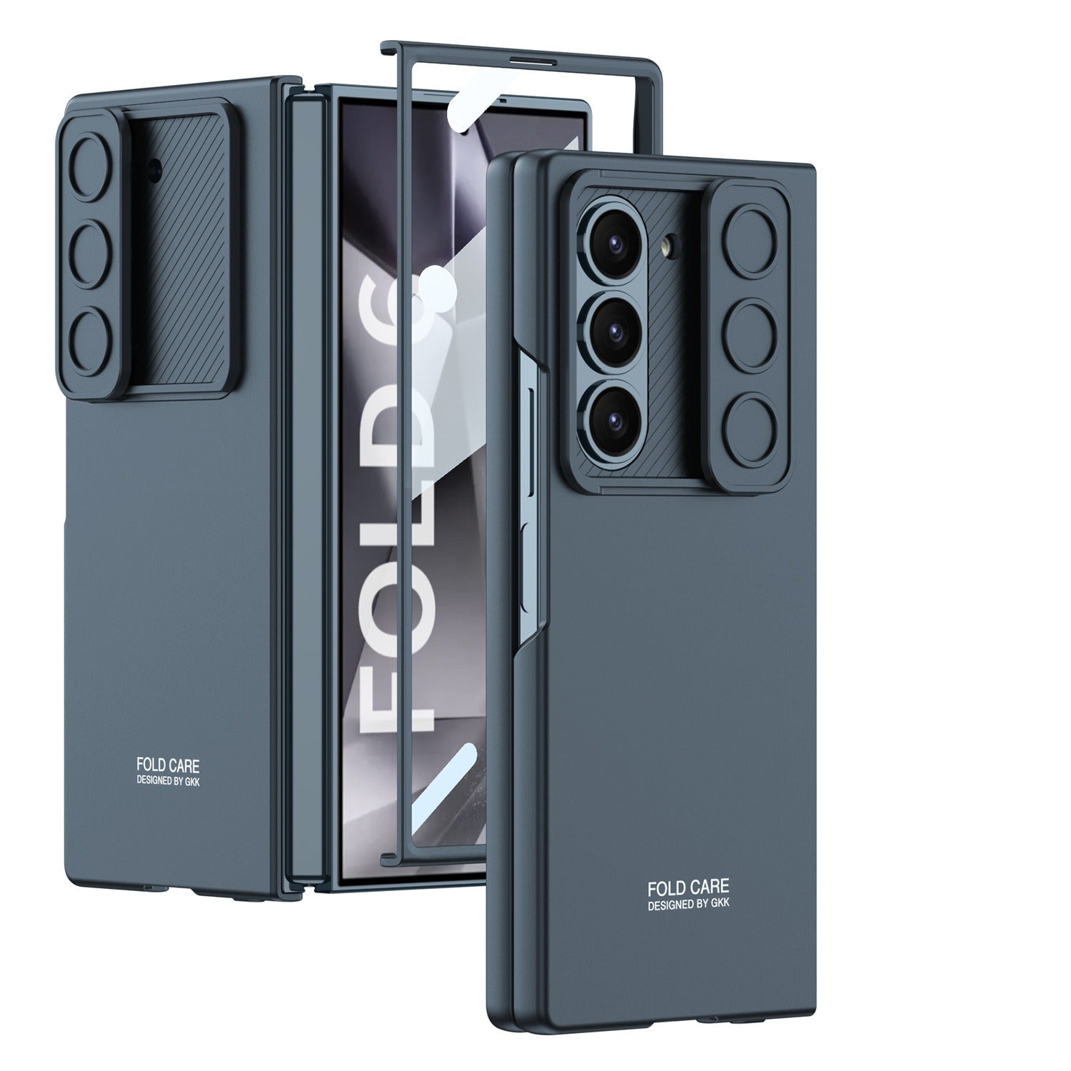 For Samsung Galaxy Z Fold6 Case with Camera Slide Cover