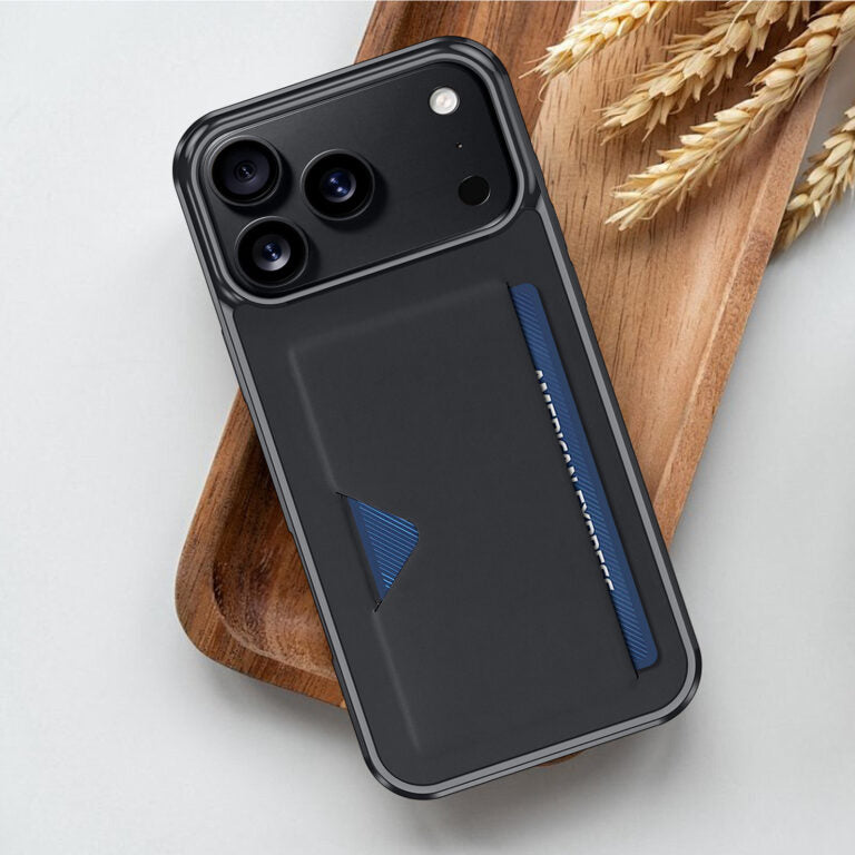 VOZEIX iPhone 17 Card Holder Case Slim Wallet Shockproof Cover