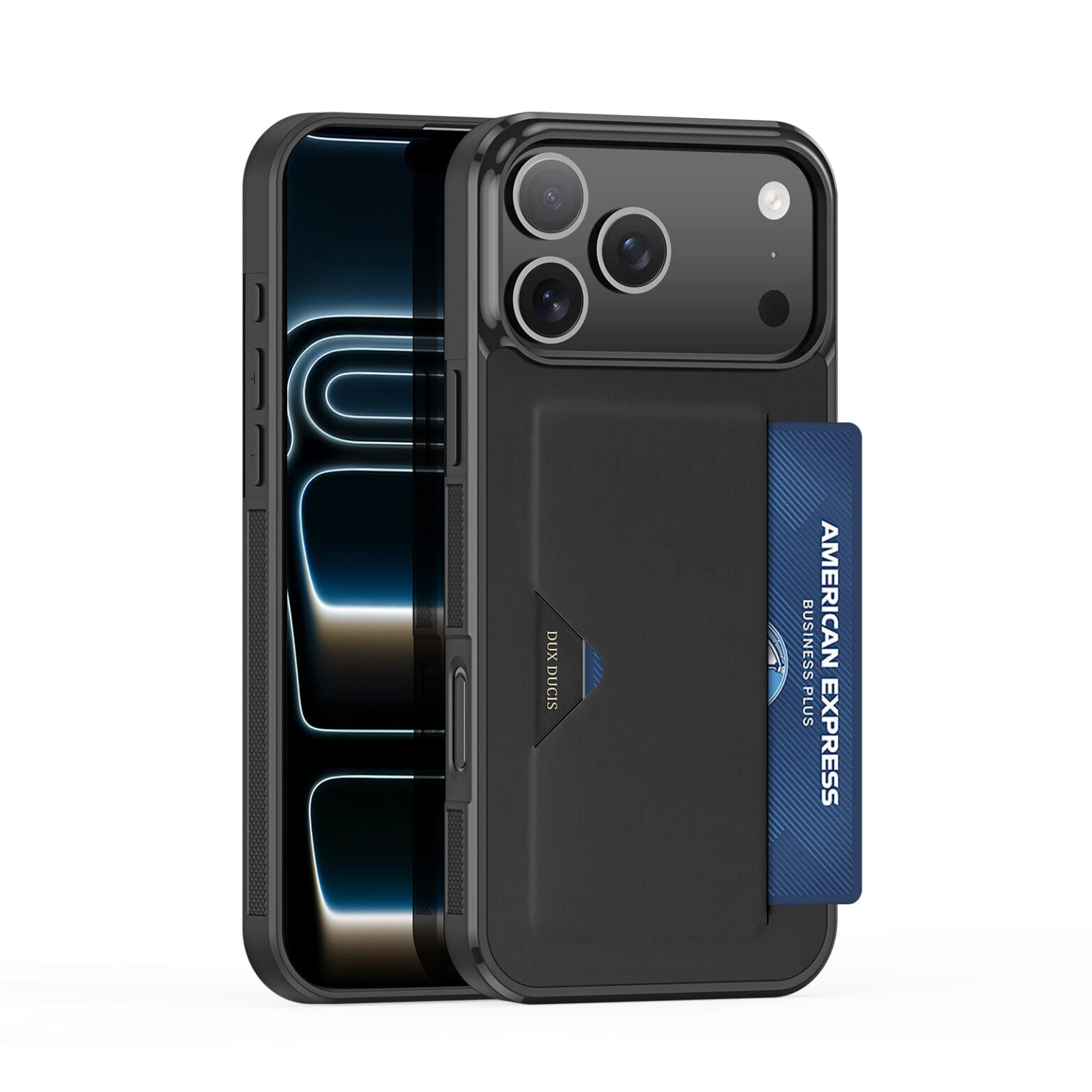 VOZEIX iPhone 17 Card Holder Case Slim Wallet Shockproof Cover Main image