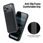 VOZEIX iPhone 17 Card Holder Case Slim Wallet Shockproof Cover