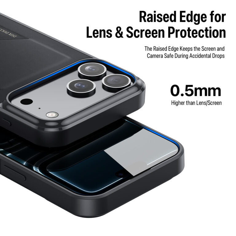 VOZEIX iPhone 17 Card Holder Case Slim Wallet Shockproof Cover